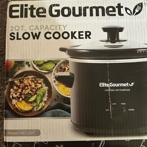 Elite Gourmet 2Qt Slow Cooker
New still in box